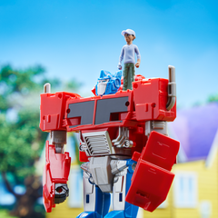 Transformers Earthspark Spin Changer Optimus Prime & Robby Malto