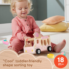 Fisher-Price Wood Ice Cream Shape Sorter