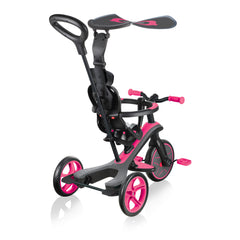 Globber Explorer Trike 4 In 1 - Fuchsia Pink