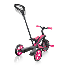 Globber Explorer Trike 4 In 1 - Fuchsia Pink