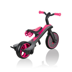 Globber Explorer Trike 4 In 1 - Fuchsia Pink