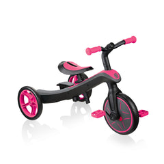 Globber Explorer Trike 4 In 1 - Fuchsia Pink