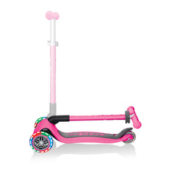 Globber Primo Foldable With Lights Scooter - Deep Pink