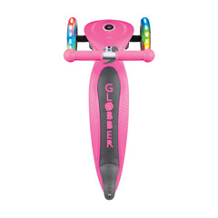 Globber Primo Foldable With Lights Scooter - Deep Pink