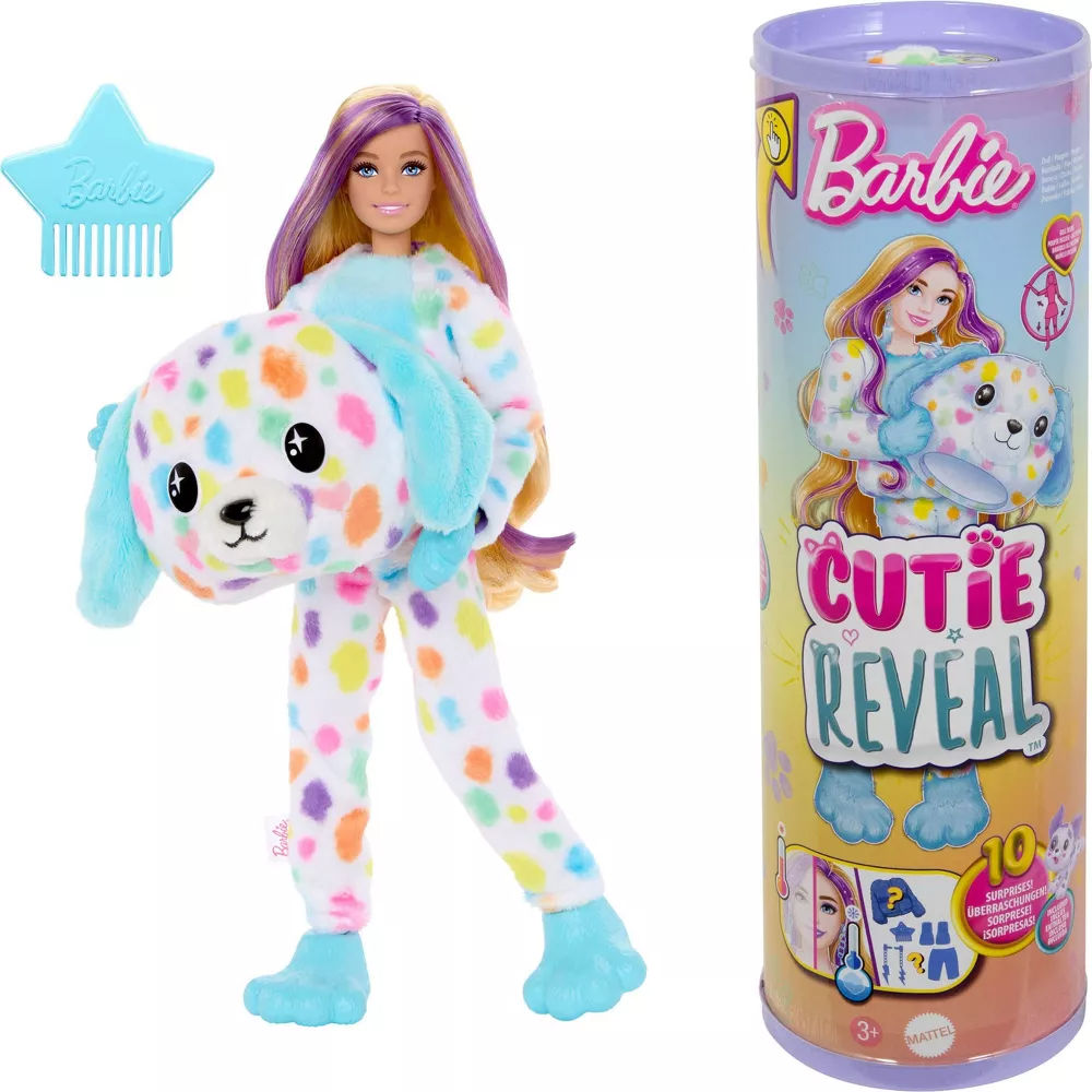 Barbie Cutie Reveal Dalmatian Doll