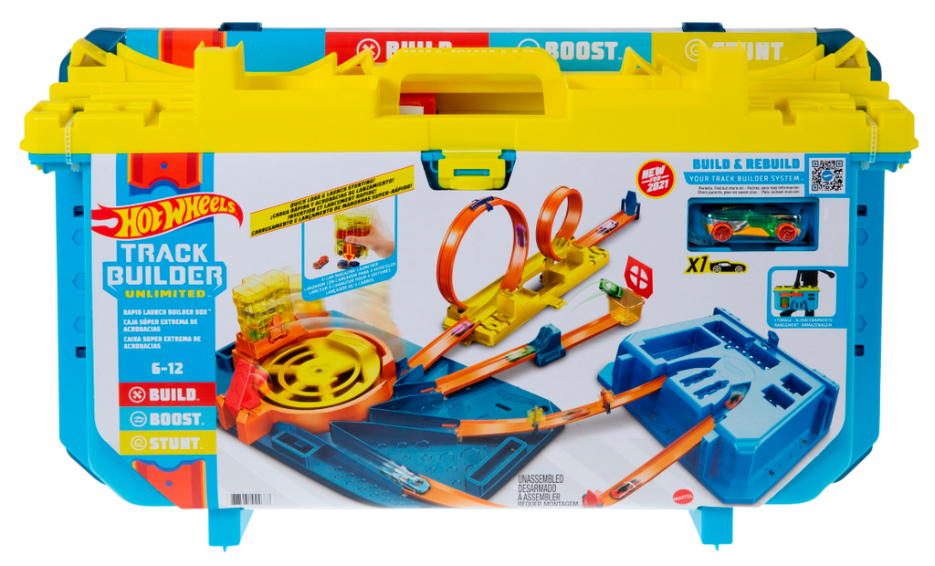 Hot Wheels Track Builder Unlimited Rapid Launch Builder Box