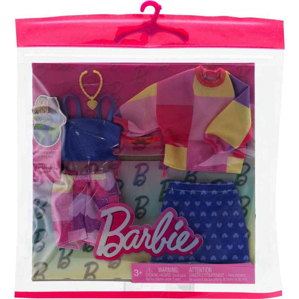 Barbie Fashions 2 Pack Pink & Blue Inspired Set