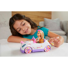 Barbie Chelsea Doll & Unicorn Car