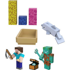 Minecraft Dolphins Treasure Adventure Pack