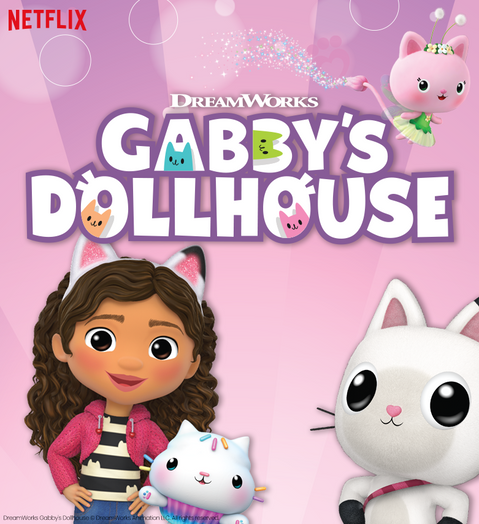 Gabby's Dollhouse Kitty Narwhal's Carnival Room