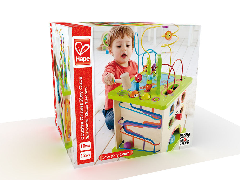 Hape Country Critters Play Cube