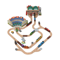 Fisher-Price Thomas & Friends Wooden Railway Knapford Station Passenger Pickup Playset