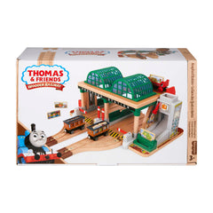 Fisher-Price Thomas & Friends Wooden Railway Knapford Station Passenger Pickup Playset