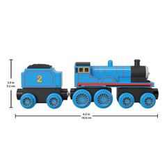 Fisher-Price Thomas & Friends Wooden Railway Edward Engine And Coal-Car