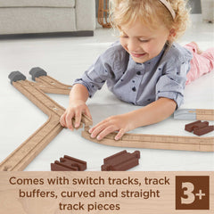 Fisher-Price Thomas & Friends Wooden Railway Expansion Clackety Track Pack