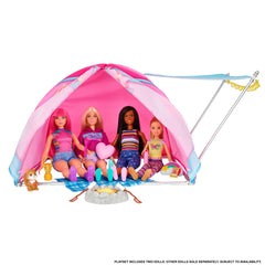 Barbie Let's Go Camping Tent Playset