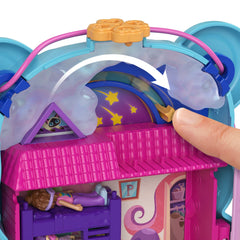 Polly Pocket Teddy Bear Purse Wearable Compact