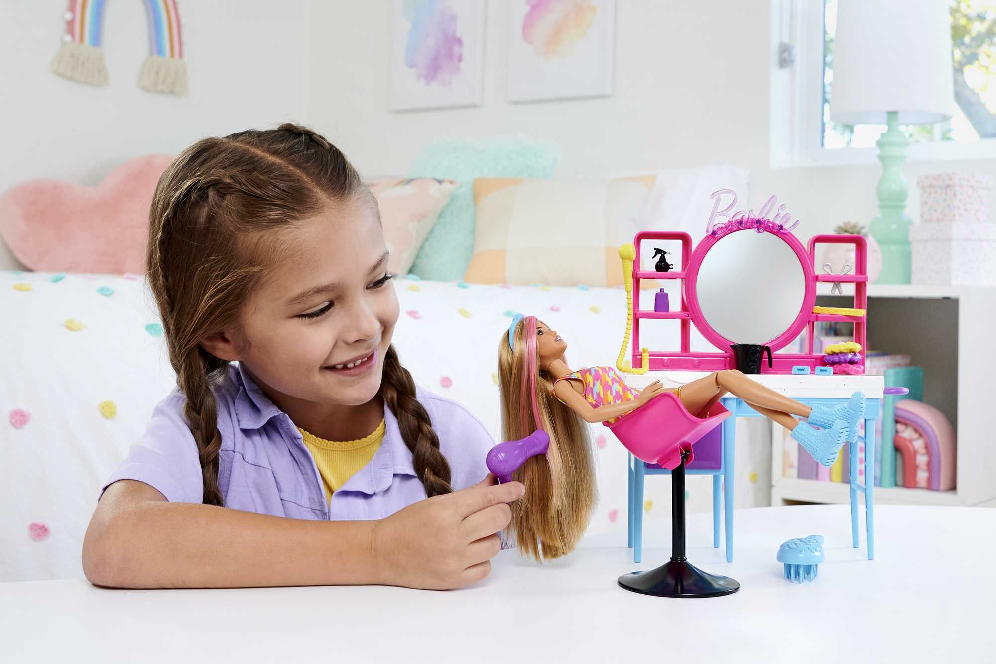 Barbie Hair Salon Playset Toyworld Australia