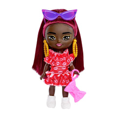 Barbie Extra Mini Minis Doll With Burgundy Hair