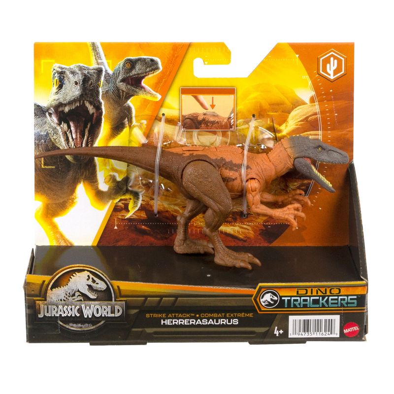 Jurassic World Dino Trackers Strike Attack Dino Herrerasaurus