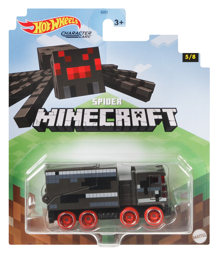 Hot Wheels Gaming Character Car Minecraft 5/8 Spider