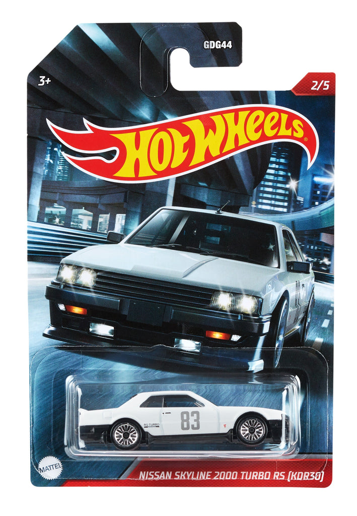 Hot Wheels Theme Automotive Vehicle Cult Racers 2/5 Nissan Skyline 2000 Turbo Rs (Kdr30)