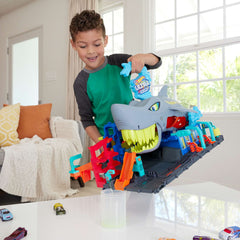 Hot Wheels Ultra Shark Car Wash Playset