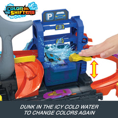 Hot Wheels Ultra Shark Car Wash Playset