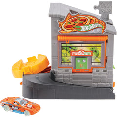 Hot Wheels City Playset Downtown Pizza Toss