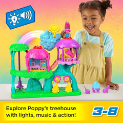 Imaginext Trolls Lights & Sounds Rainbow Treehouse