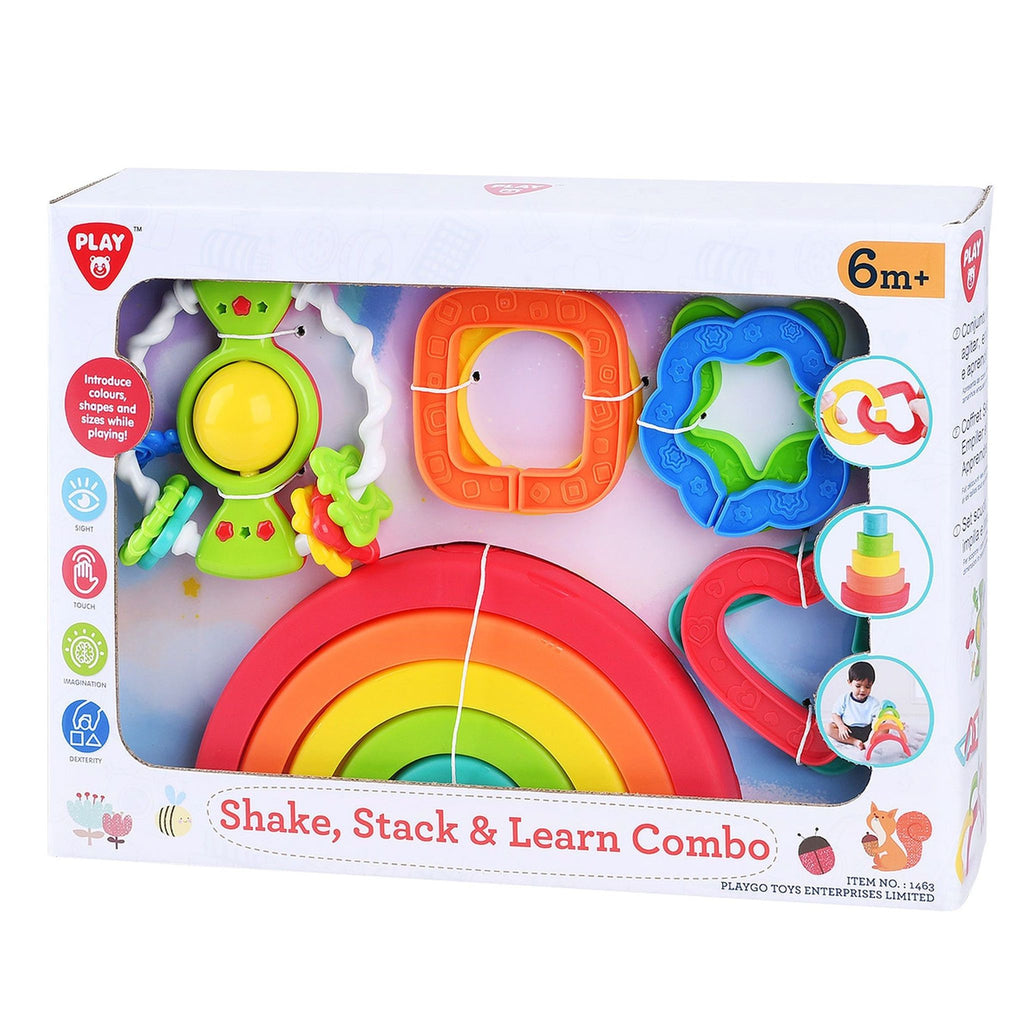 Playgo Toys Ent. Ltd. Shake, Stack & Learn Combo