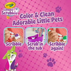 Crayola Scribble Scrubbie Pets Bath Tub Playset