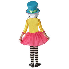 Disney Alice In Wonderland Mad Hatter Girl Deluxe Costume Size 6-8