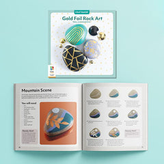 Hinkler Craftmaker Gold Foil Rock Art Kit