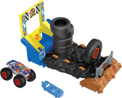 Hot Wheels Monster Trucks Arena Smashers Race Ace Smash Race Challenge