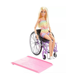 Barbie Fashionistas Doll With Wheelchair And Pink Ramp