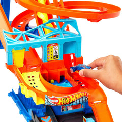 Hot Wheels City Roller Coaster Rally Playset