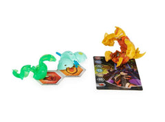 Bakugan Evolutions Neo Dragonoid With Nano Fury And Lancer Platinum Power Up Pack