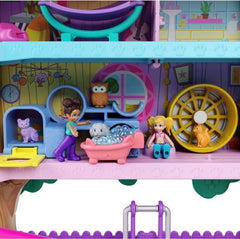 Polly Pocket Pollyville Pet Adventure Treehouse Playset