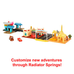 Disney Pixar Cars On The Road Radiator Springs Tour Playset