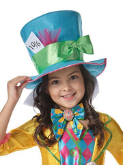 Disney Alice In Wonderland Mad Hatter Girl Deluxe Costume Size 6-8