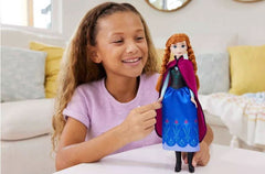 Disney Frozen Core Fashion Doll Anna In Blue Dress