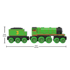 Fisher-Price Thomas & Friends Wooden Railway Henry Engine And Coal-Car