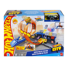 Hot Wheels 1:64 City Super Police Station Playset