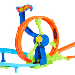 Hot Wheels Stunt Tracks Rapid Launch & Loop Playset