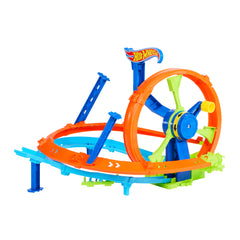 Hot Wheels Stunt Tracks Rapid Launch & Loop Playset