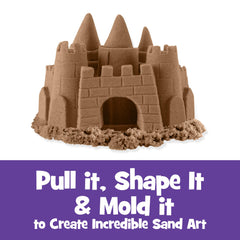 Kinetic Sand The Original Moldable Sand - Brown