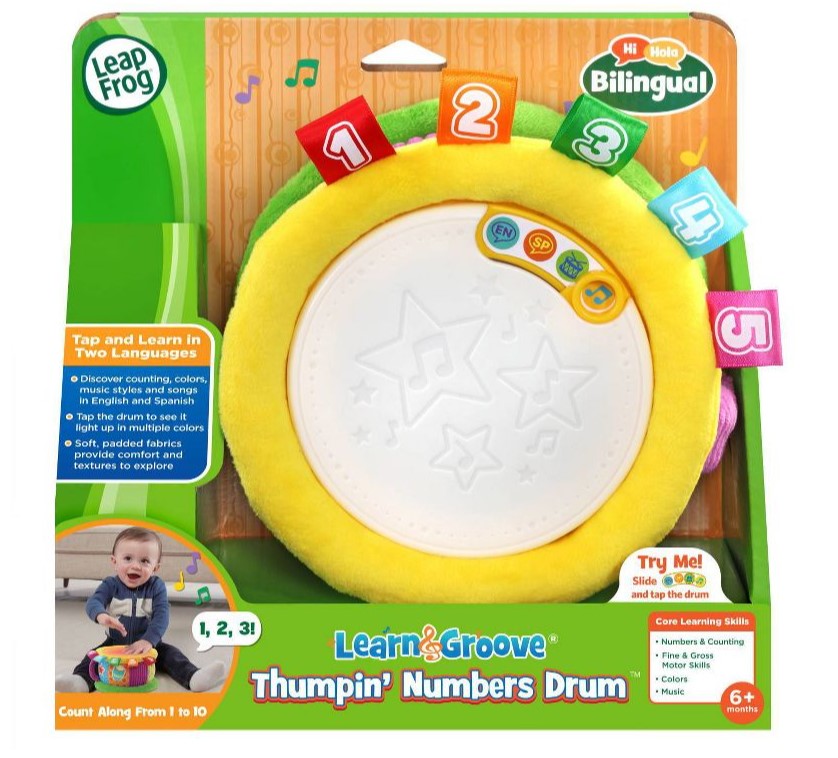 LeapFrog Learn & Groove Thumpin' Numbers Drum