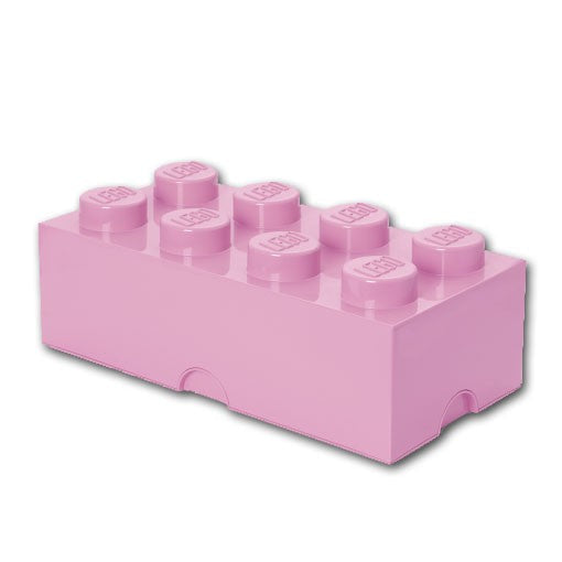 LEGO Storage Brick 8 Brick Pale Pink