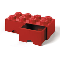 LEGO Storage Brick 8 Brick Drawer Red